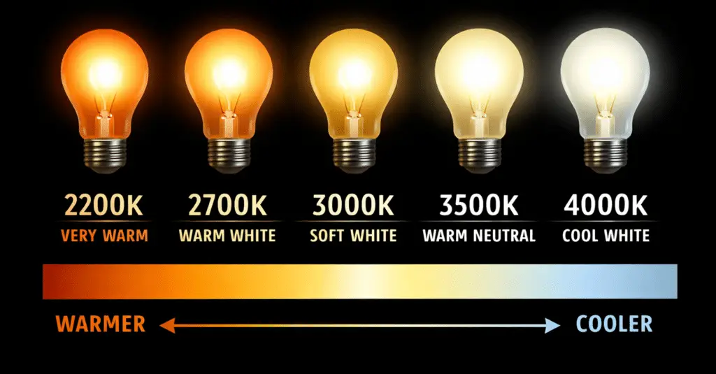 Lighting Colour Temperature Scale