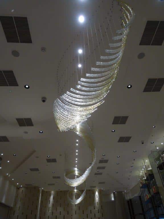LSE Lighting Hotel Bar Project Spiral Pendant